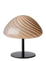 Halo Design - Mini Mush Table Lamp, Glass Head, Metal Base - Stalinė lempa - Juoda
