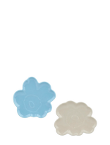 Marimekko Home - Unikko Shape Plate 13 Cm 2 Pcs - Maža lėkštė - Mėlyna
