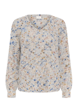 Kaffe - Kaeira Knit Pullover - Megztinis - Pilka