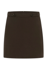Kaffe - Kamerle Button Skirt - Trumpas sijonas - Ruda