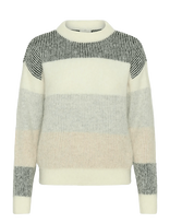 Kaffe - Kaneve Crewneck Pullover - Megztinis - Balta