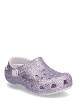 Crocs - Classic Chunky Glitter Clog K - Klumpės - Violetinė