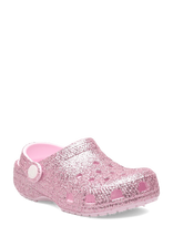 Crocs - Classic Chunky Glitter Clog T - Klumpės - Rožinė