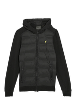 Lyle & Scott - Hybrid Hoodie - Džemperis - Juoda