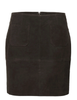 Kaffe - Karachel Suede Skirt - Trumpas sijonas - Ruda