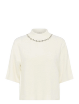 Kaffe - Kamerina Pullover - Megztinis - Balta