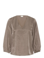 Kaffe - Kaida Blouse - Marškinėliai ilgomis rankovėmis - Smėlio