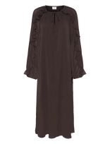 Kaffe - Kamila Chiffon Dress - Iki kelių ir midi suknelės - Ruda
