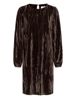 Kaffe - Kaelva Dress - Trumpa suknelė - Ruda