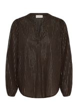 Kaffe - Kaluise Blouse - Marškinėliai ilgomis rankovėmis - Ruda