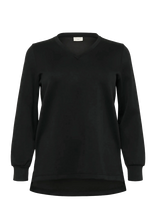 Kaffe Curve - Kcannita Sweatshirt - Marškinėliai ilgomis rankovėmis - Juoda