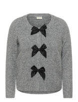 Kaffe Curve - Kcmaia Knit Cardigan - Megztinis - Pilka