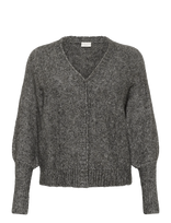 Kaffe Curve - Kcluma Knit Cardigan - Megztinis - Pilka