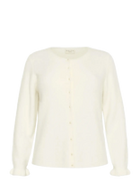 Kaffe Curve - Kccirsten Cardigan - Megztinis - Kreminė spalva