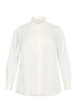 Kaffe Curve - Kcada Shirt - Marškinėliai ilgomis rankovėmis - Balta