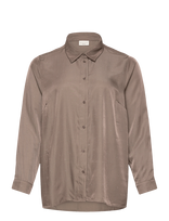 Kaffe Curve - Kcada Shirt - Marškinėliai ilgomis rankovėmis - Smėlio