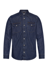 Lee Jeans - Regular Western - Džinsiniai marškiniai - Tamsiai mėlyna