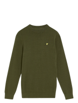 Lyle & Scott - Cotton Crew Neck Jumper - Megztinis - Žalia