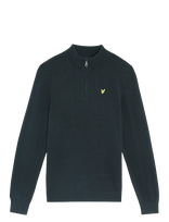Lyle & Scott - 1/4 Zip Jumper - Megztinis - Tamsiai mėlyna