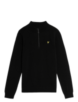Lyle & Scott - 1/4 Zip Jumper - Megztinis - Juoda