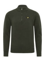 Lyle & Scott - 1/4 Zip Jumper - Megztinis - Chaki spalva