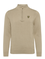 Lyle & Scott - 1/4 Zip Jumper - Megztinis - Smėlio