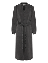 Lollys Laundry - Parisll Midi Dress Ls - Džinsinė suknelė - Pilka