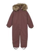En Fant - Snowsuit W. Fake Fur - Slidinėjimo kombinezonai ir komplektai - Violetinė