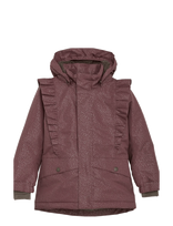En Fant - Jacket W. Frills Aop - Slidinėjimo striukė - Violetinė