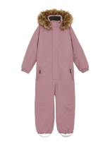 Color Kids - Coverall W. Fake Fur - Slidinėjimo kombinezonai ir komplektai - Rožinė