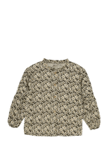 Daily 7 - Shirt Longsleeve Shiny Flower - Ilgarankoviai marškiniai - Žalia