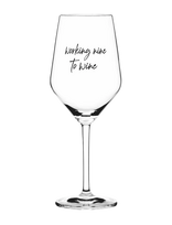 Sand & Soda - Wineglass Working Nine - Raudonojo vyno taurės - Balta