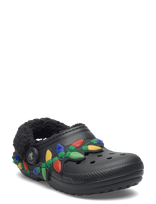Crocs - Classiclinedholidaylightsclog - Klumpės - Juoda