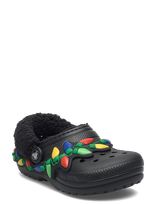 Crocs - Clsc Lined Holiday Lights Cgk - Šlepetės ir batai kambariams - Juoda