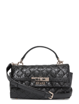 GUESS - Idra Top Handle Flap - Rankinė - Juoda