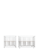 ROBA - Wooden Foldable Playpen - Lopšinės - Balta