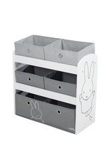 ROBA - Wooden 'Miffy' Toy Shelf - Lentyna - Marga / raštuota