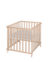 ROBA - Wooden Playpen 75X100 Cm - Lopšinės - Balta