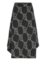 RODEBJER - Rodebjer Amalia Jacquard - Iki kelių ir midi sijonai - Pilka