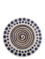 Bloomingville - Shama Plate - Vakarienės lėkštės - Mėlyna