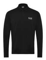 EA7 - Polo Shirt - Marškinėliai ilgomis rankovėmis - Juoda