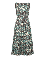 Malina - Xenia Panel Midi Dress - Iki kelių ir midi suknelės - Tamsiai mėlyna