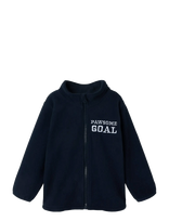 Name It - Nmmjohan Paw Fleece W Zip Cplg - Flisinė striukė - Tamsiai mėlyna