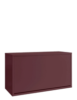ReCollector - Elegant Vægmonteret Skoboks - Batų lentyna - Burgundiška splava