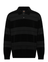 BOSS - Amburgh - Polo marškinėliai ilgomis rankovėmis - Juoda