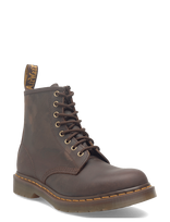Dr. Martens - 1460 Dark Brown Crazy Horse - Suvarstomi batai - Ruda