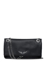 Zadig & Voltaire - Rock Ii Grained Leather - Rankinė - Juoda