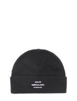 Mads Nørgaard - Isak Ambas Logo Beanie - Kepurė - Juoda