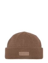 Calvin Klein - Patch Chunky Rib Docker Beanie - Kepurė - Ruda