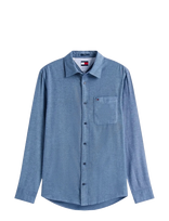 Tommy Jeans - Tjm Reg Flannel Shirt Ext - Flaneliniai marškiniai - Mėlyna